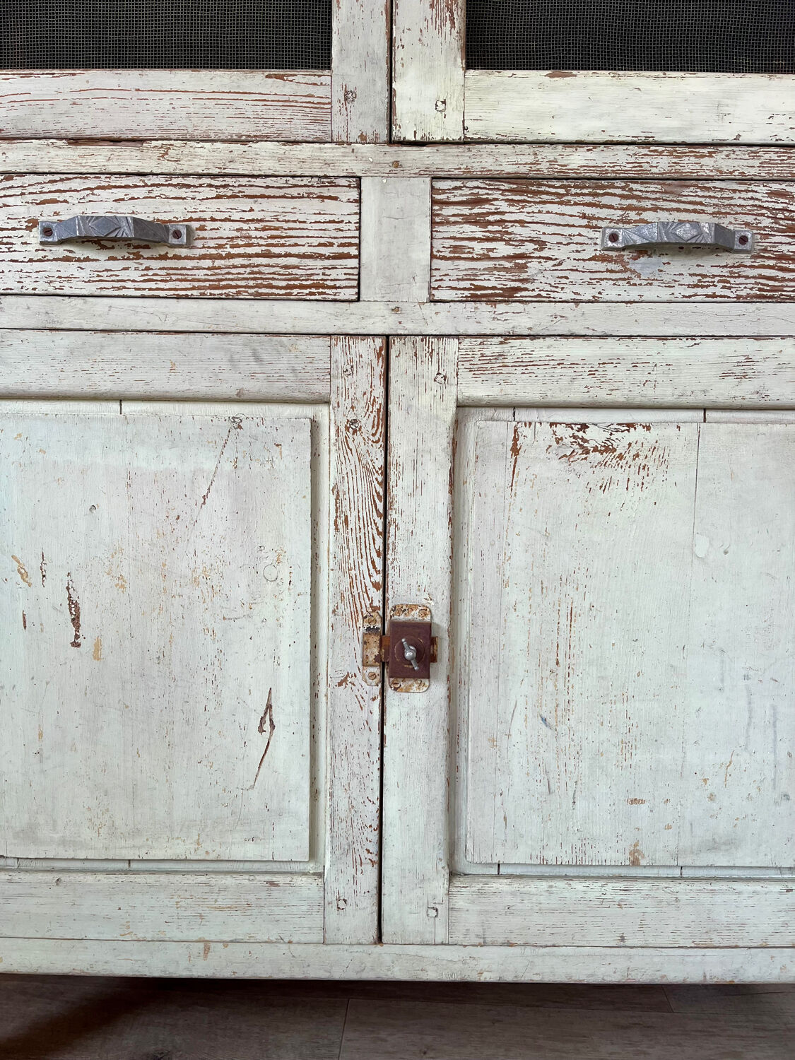 Buffet, dresser, pantry in patinated wood