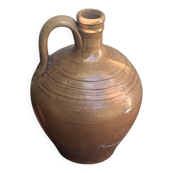 Carafe, Cruche, gargoulette en gres vernissé, made in france, vintage