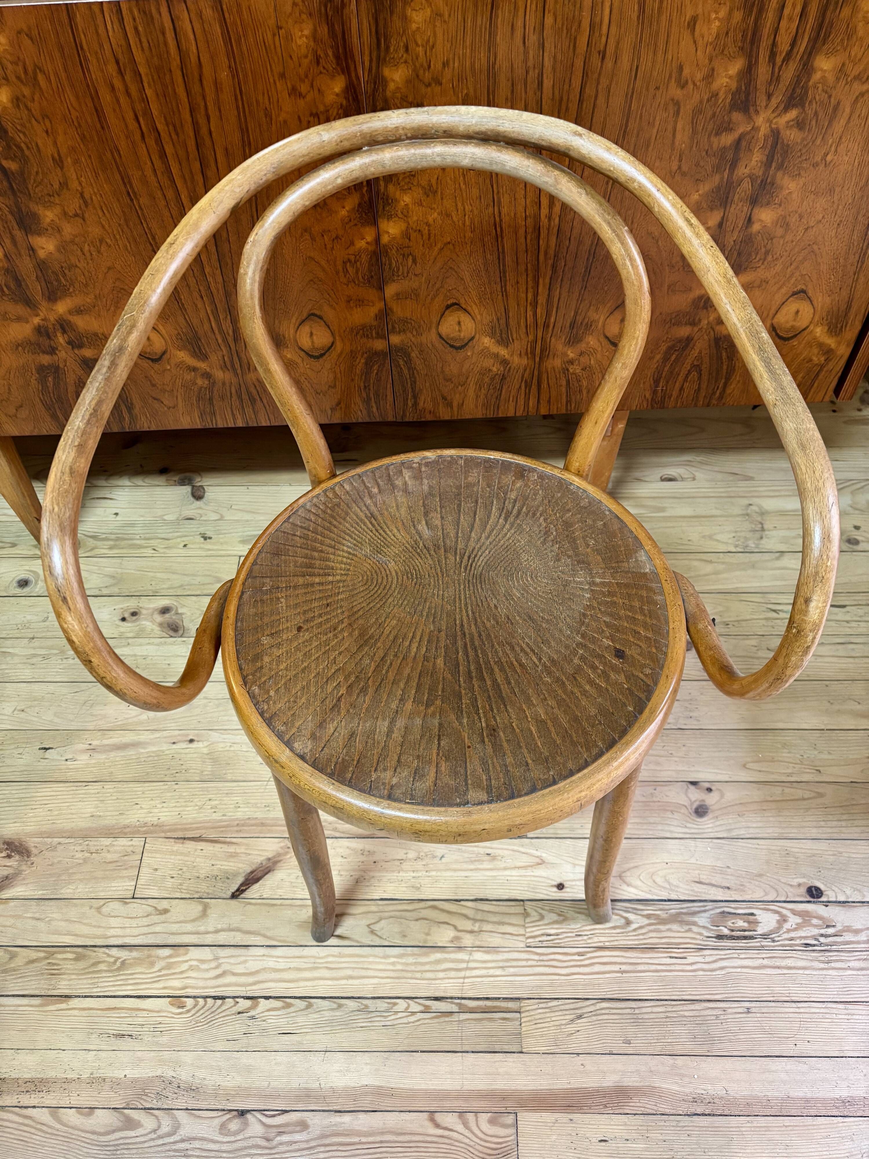 Fauteuil bois courbé Jacob & Josef Kohn 1900