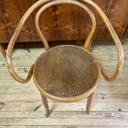 Curved wood armchair Jacob & Josef Kohn 1900