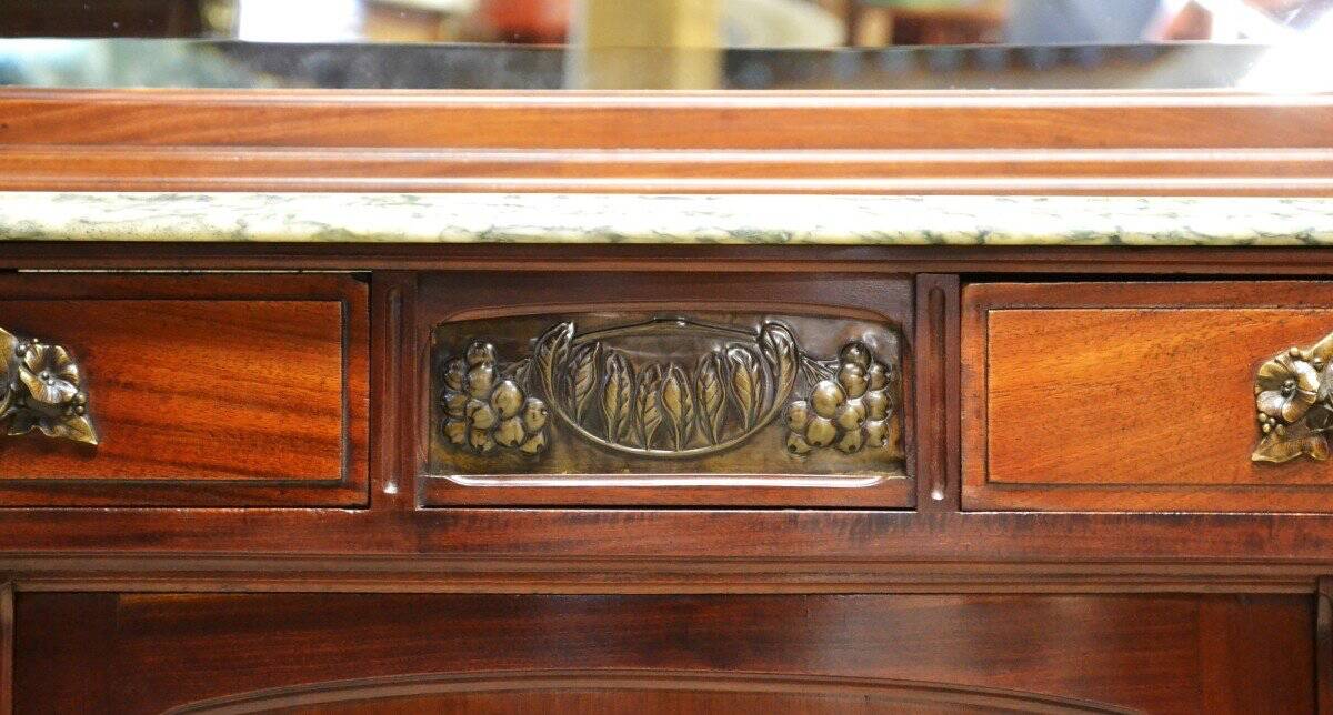 Art Nouveau Mahogany Dining Room
