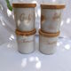 Set of 4 stoneware pots