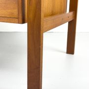Mid-century teak desk by Svend Åge Madsen for Sigurd Hansen, 1960s.