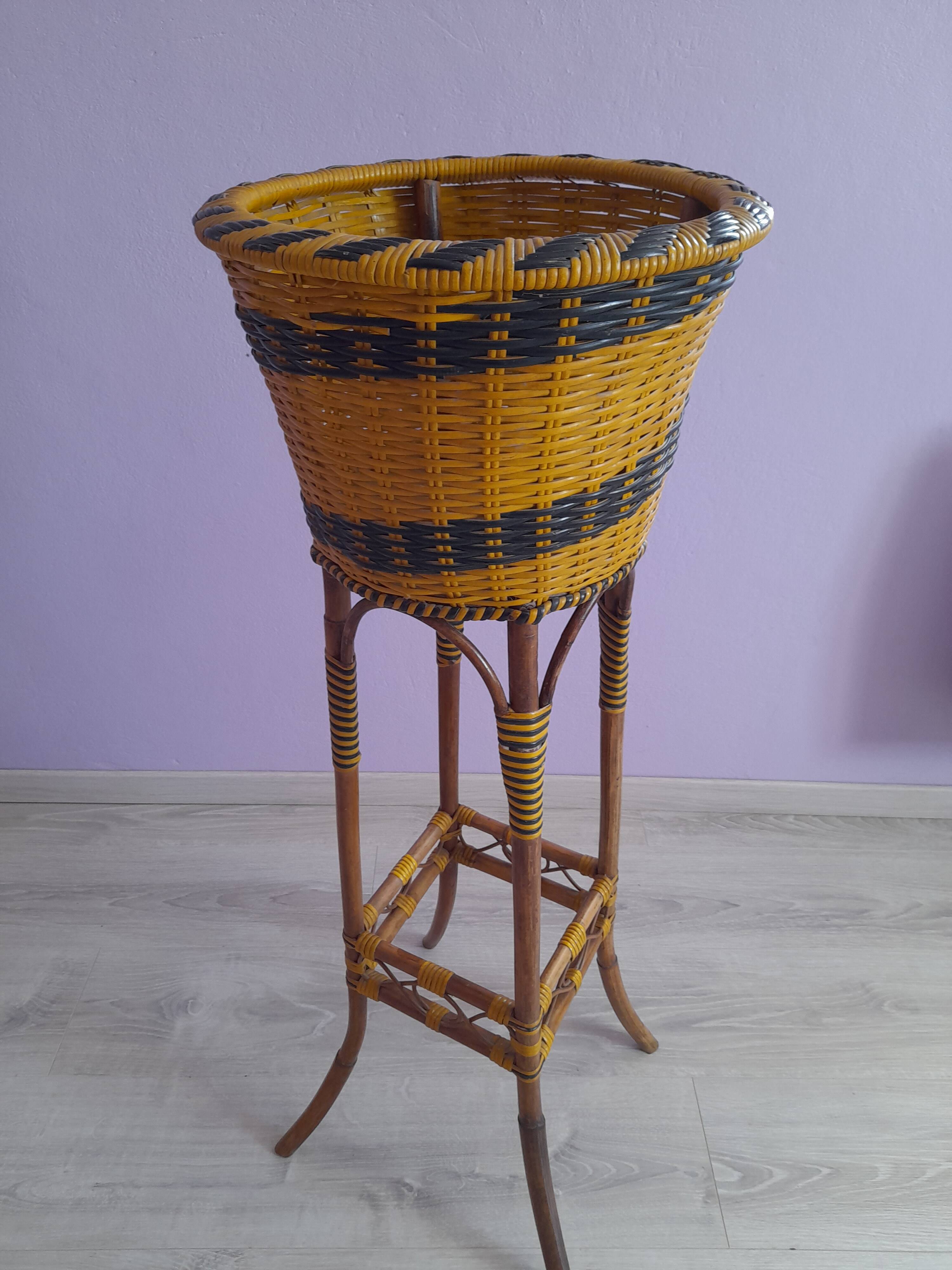 Vintage pedestal planter