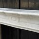 Louis XV style Carrara marble fireplace circa 1900