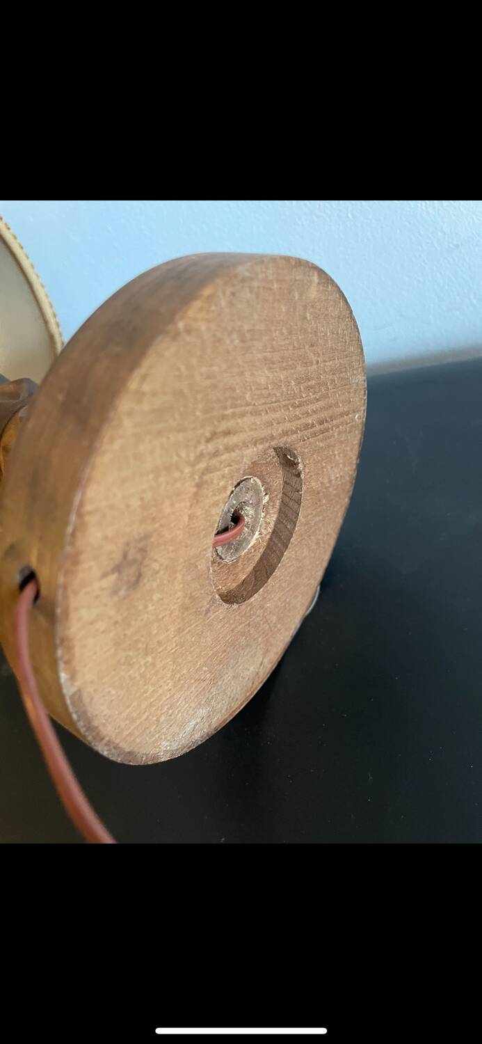 Charles Dudouyt style table lamp