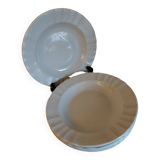 Bernardaud soup plates, Malmaison model