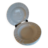 Bernardaud soup plates, Malmaison model