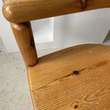 Pine armchair René Daumiller