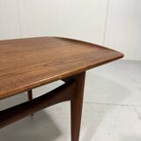 France & Daverkosen FD503 teak coffee table by T. & E. Kindt Larsen
