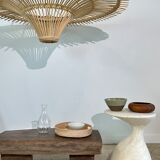 Suspension rattan saucer iron frame D:120 H:60