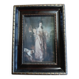 Small painting on silk