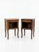 Pair of Louis XV style bedside tables in oak