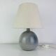 Ceramic ball lamp grey/blue, vintage 1960s