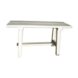 White patinated bench