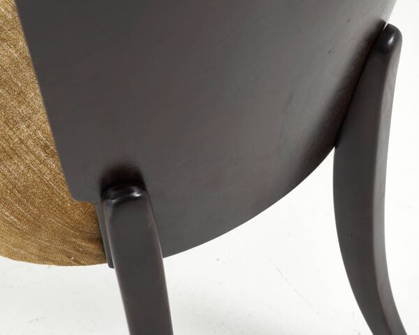 Set of 4 model h-214 j. halabala dining chairs, 30