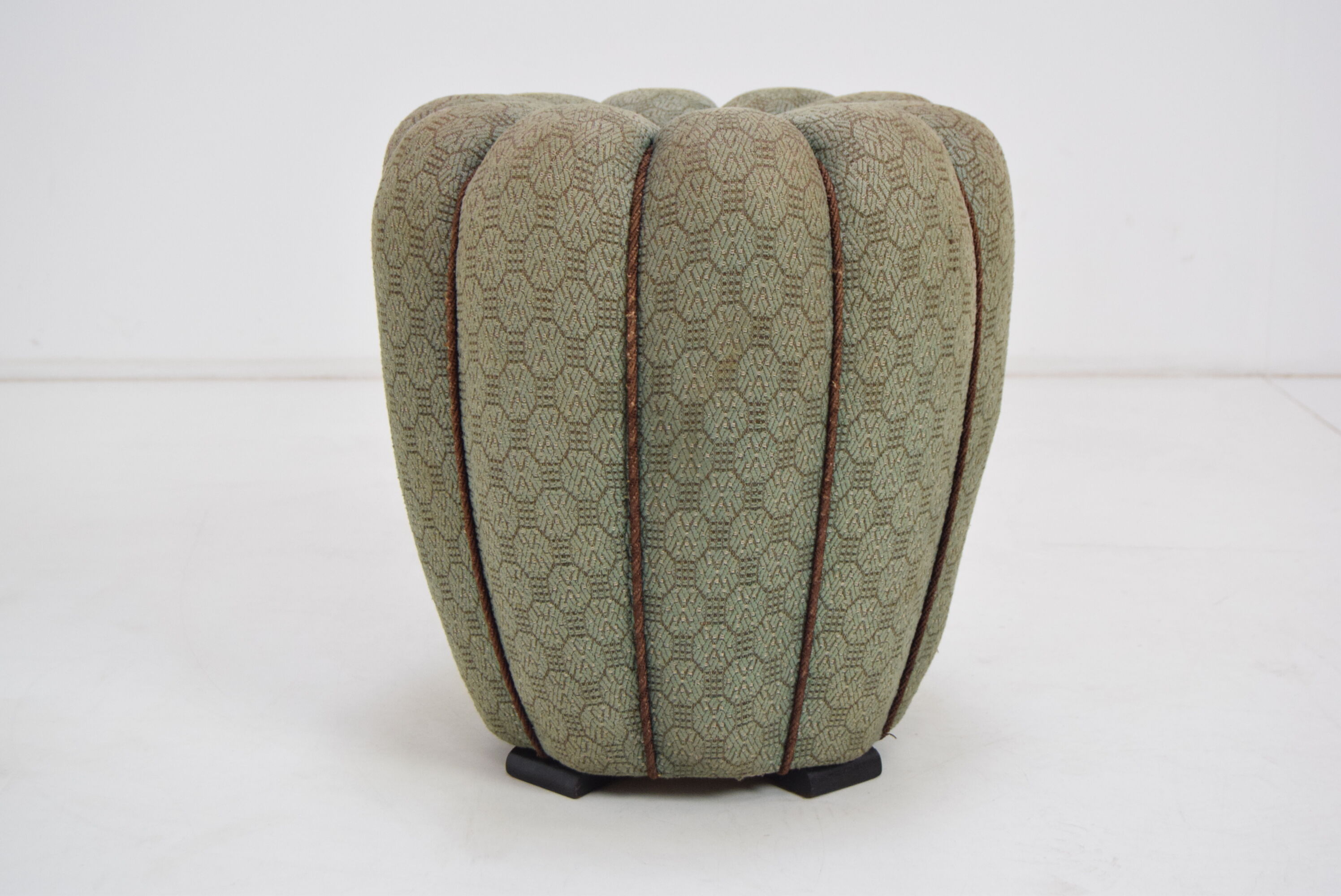 Art deco Stool,Pouf,Footstool Designed by  Jindrich Halabala,1930's.