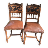 Pair of Neo-Renaissance chairs, France circa 1880