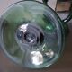 Pair of blown glass candlesticks