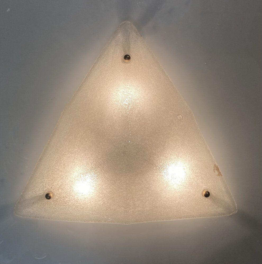Plafonnier italien en verre de Murano de La Murrina