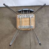 Eiffel foot blue formica chair