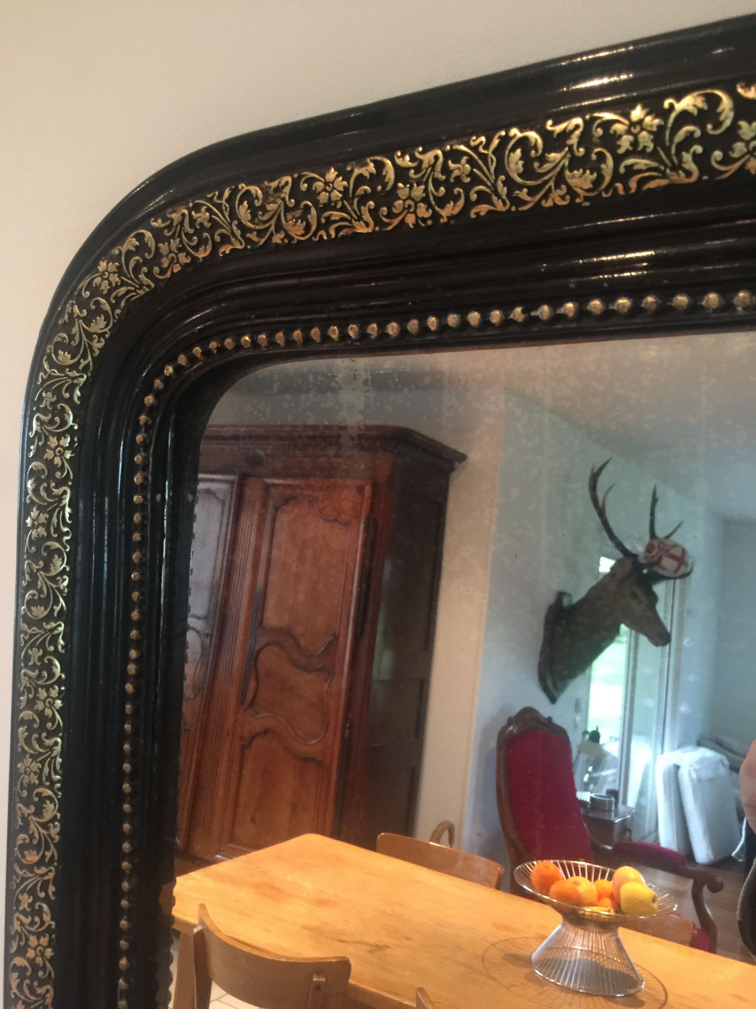 Louis Philippe mirror, Napoleon III, 63x87cm