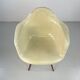 Eames Herman Miller DAW fibreglass chair in  parchment / white