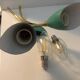 Double vintage Italian wall light 1950s