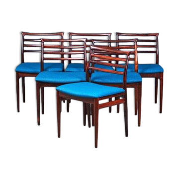 Rosewood Dining Chairs by Erling Torvits for Sorø Stolfabrik, 1960s, Set of 6