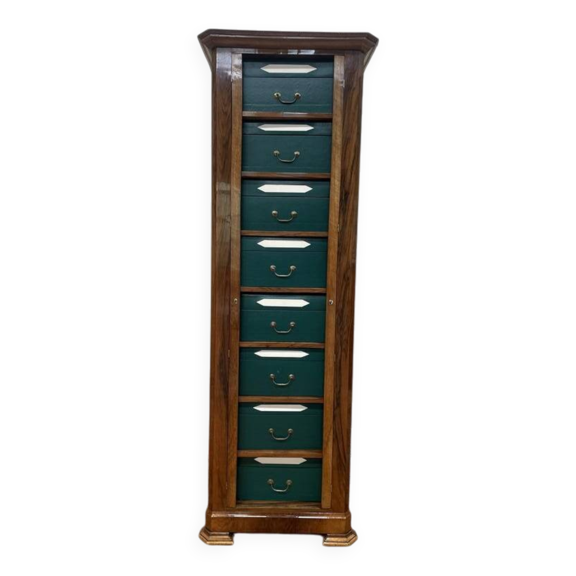 Cartonnier en noyer époque Louis Philippe restauré