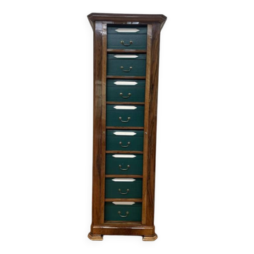 Cartonnier en noyer époque Louis Philippe restauré