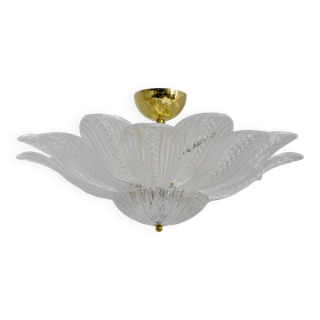 Plafonnier en verre de Murano "Margherita" de style mid-century moderne