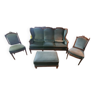 Living room sofa chairs ottoman