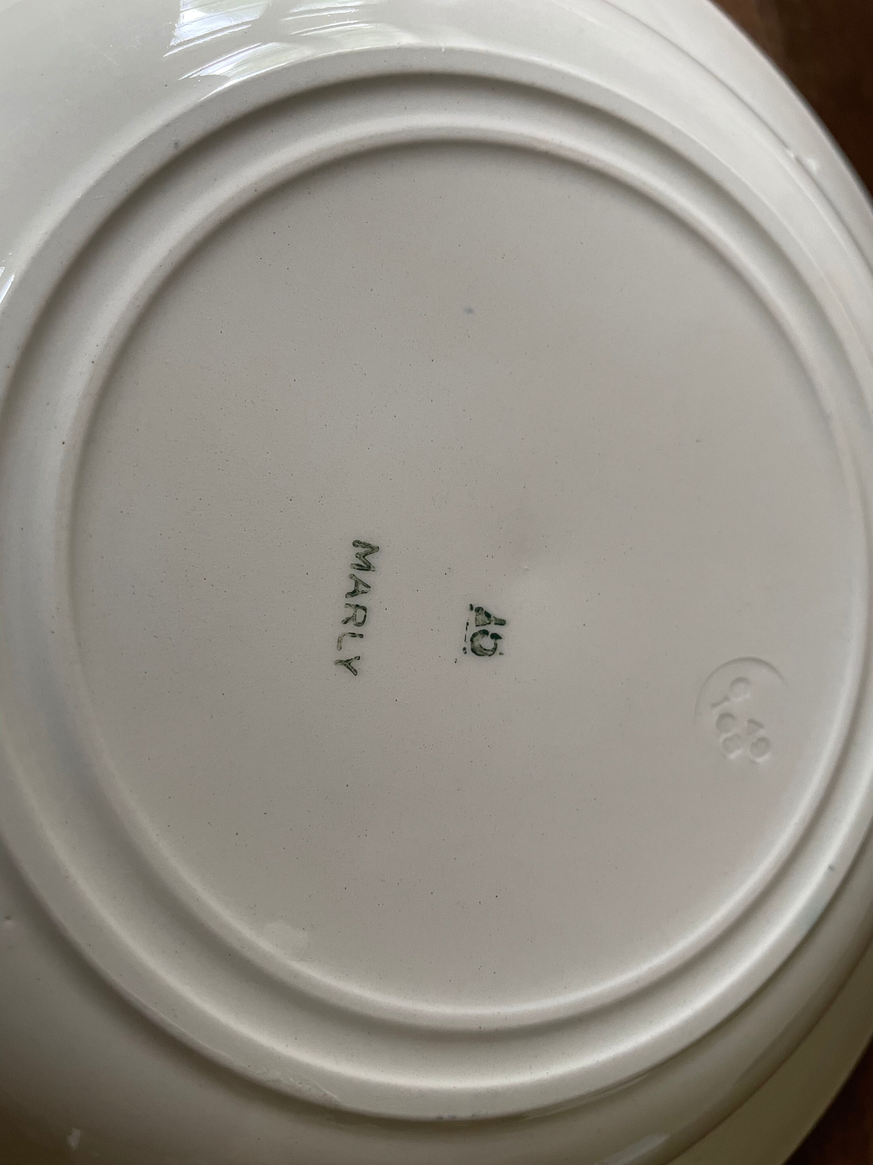 Hollow plates Fenal Frères model Marly