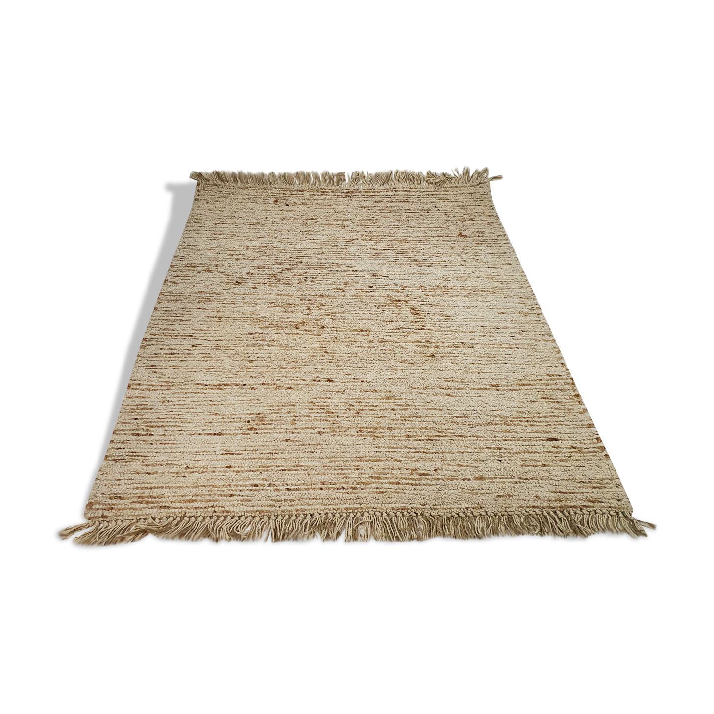 Tapis de laine nouée à la main du milieu du siècle, années 1960