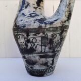 Large zoomorphic vase, ceramic by Jacques Blin