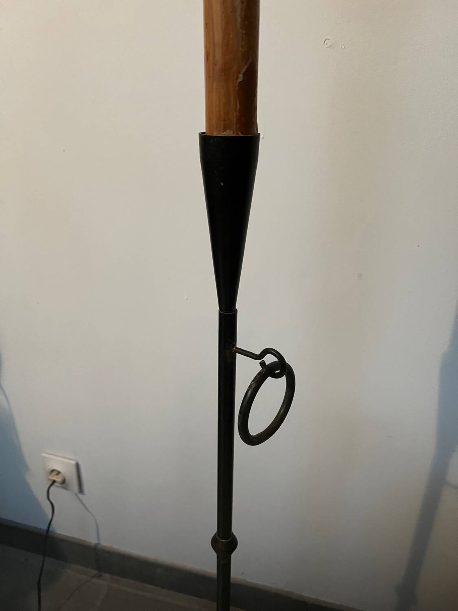 Lampadaire /torchere fer forgé 1950