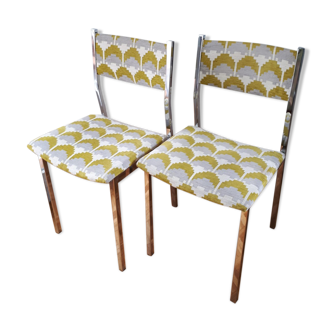 Lot de 2 chaises en métal