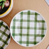 Set of 11 dessert plates and 1 Moulin des Loups dish