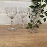 Set of 3 port glasses