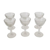 Verres à apéritif des années 30-40