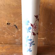 Vase roll leonor mataillet ceramic painting flowers vintage