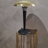 Chrome gold mushroom lamp (known as liner) 1975 to 85., h41 x l31 good condition