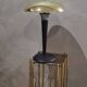 Chrome gold mushroom lamp (known as liner) 1975 to 85., h41 x l31 good condition
