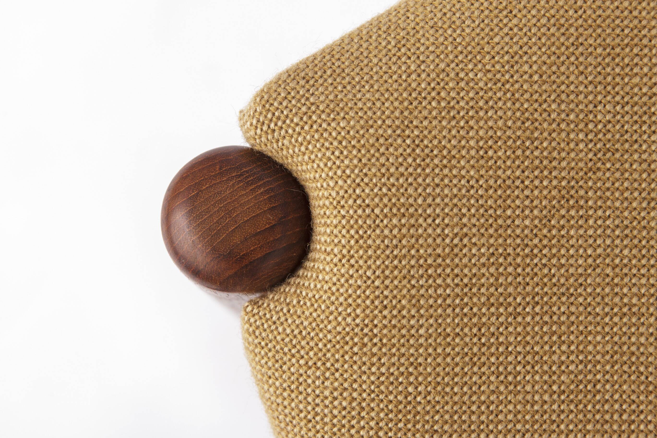 Set of 4 Danish Teak Dining Chairs 1960s, Mid Century Vintage Chairs, Beige