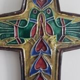 Croix céramique émaillée JC Taburet