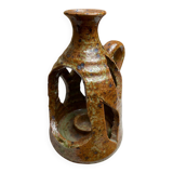 Lantern-style candlestick in pyrite sandstone