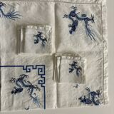 Nappe et 8 serviettes + napperon et 5 serviettes