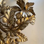 Applique florentine feuillage années 60