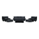 Living room set by Percival Lafer in leather Lafer SA Brazil
